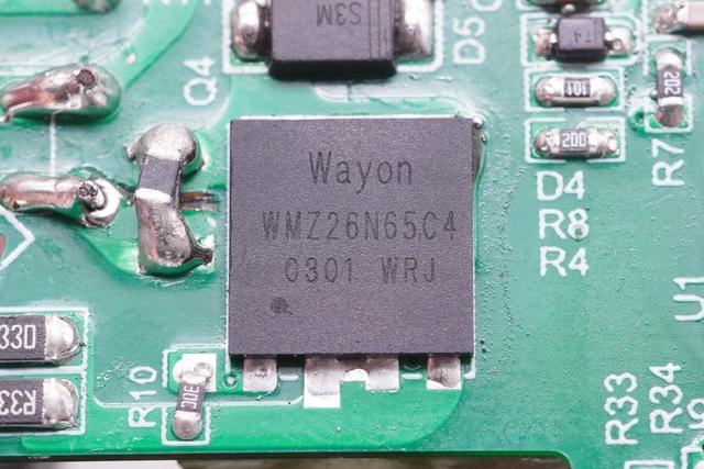 Wayon代理商，維安代理商，65W PD電源， 超結(jié)MOS管WMZ26N65C4 ， 同步整流管WMB085N10LG2